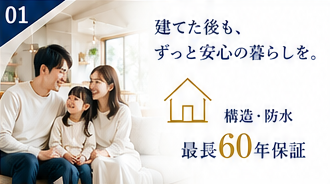 構造・防水 最長60年保証