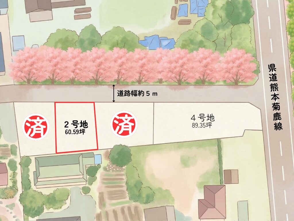 【合志市】サクラタウン野々島２号地